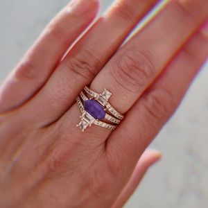 Bomb party ring. Lymphoma Collection. RBP6333 Fight To Win. Sz8 Rose gold plated